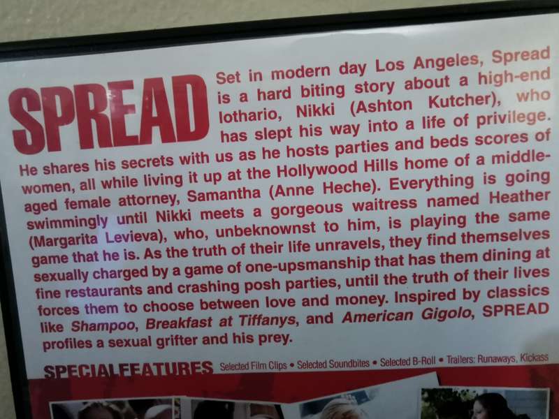 Spread on DVD