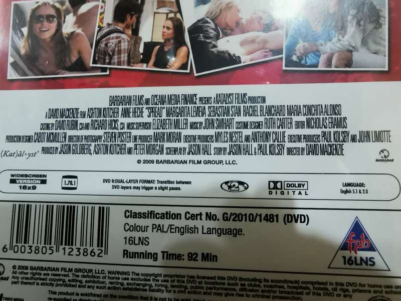 Spread on DVD