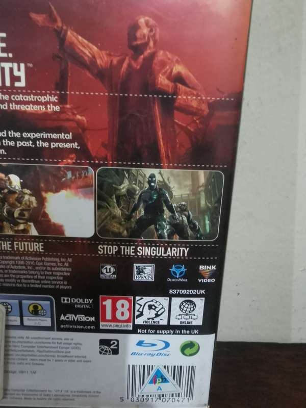 Singularity on PlayStation 3 with Booklet