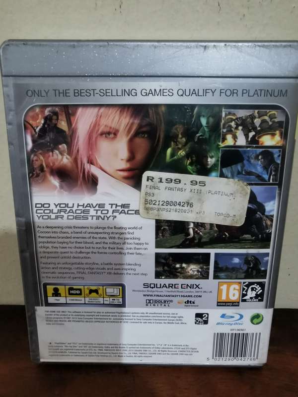 Final Fantasy XIII on PlayStation 3 with Booklet