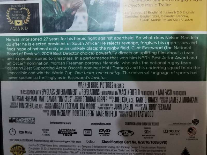 Invictus Boxed Edition on DVD
