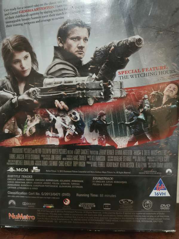 Hansel and Gretel Witch Hunters on DVD