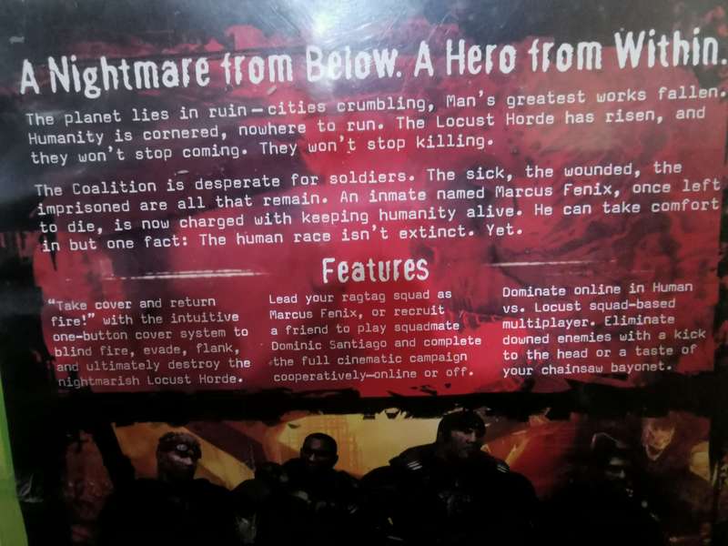 Gears of War on Xbox 360 with Booklet