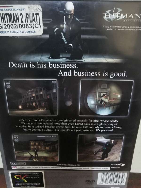 Hitman 2: Silent Assassin on PlayStation 2 with Booklet