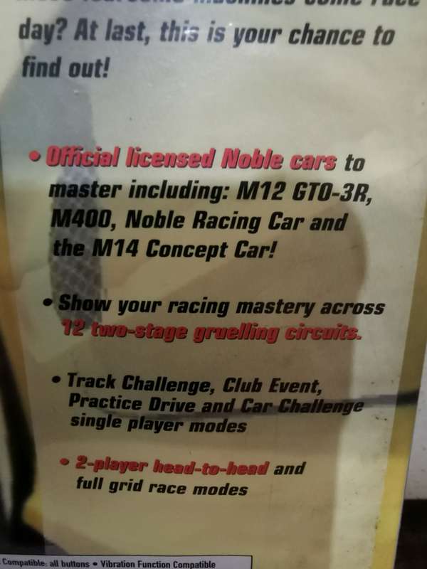 Noble Racing on PlayStation 2 with Booklet
