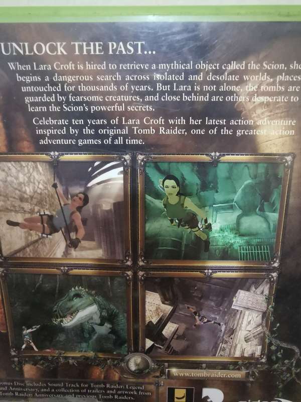 Tomb Raider Anniversary on Xbox 360 with Booklet