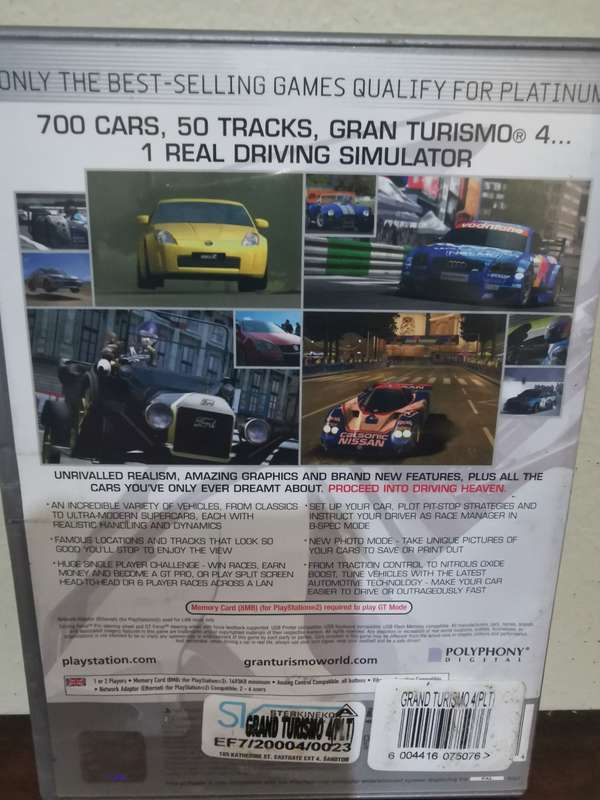 Gran Turismo 4 on PlayStation 2 with Booklet
