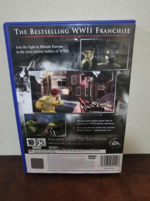 Medal of Honor - Vanguard on PlayStation 2 with Booklet