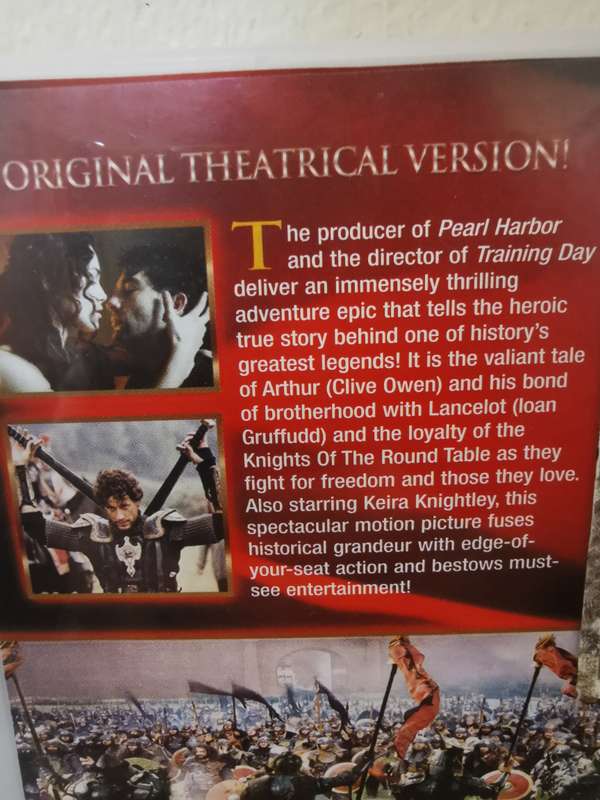 King Arthur on DVD