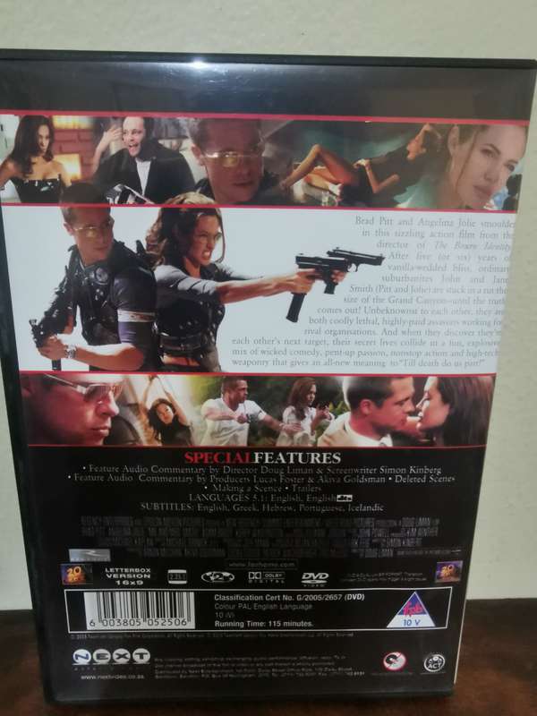 Mr and Mrs Smith on DVD