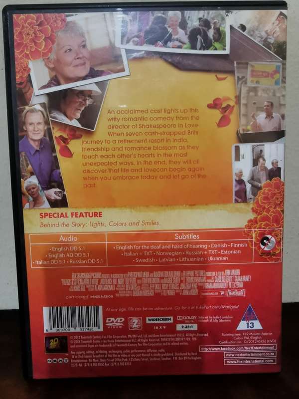 The Best Exotic Marigold Hotel on DVD