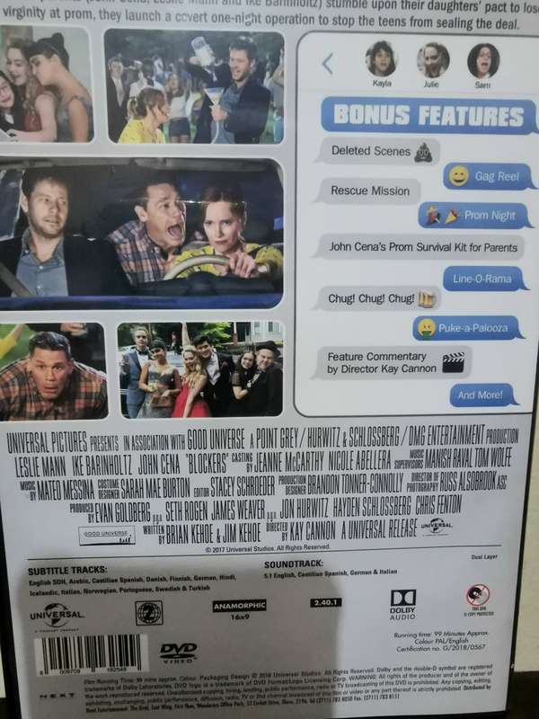Blockers on DVD