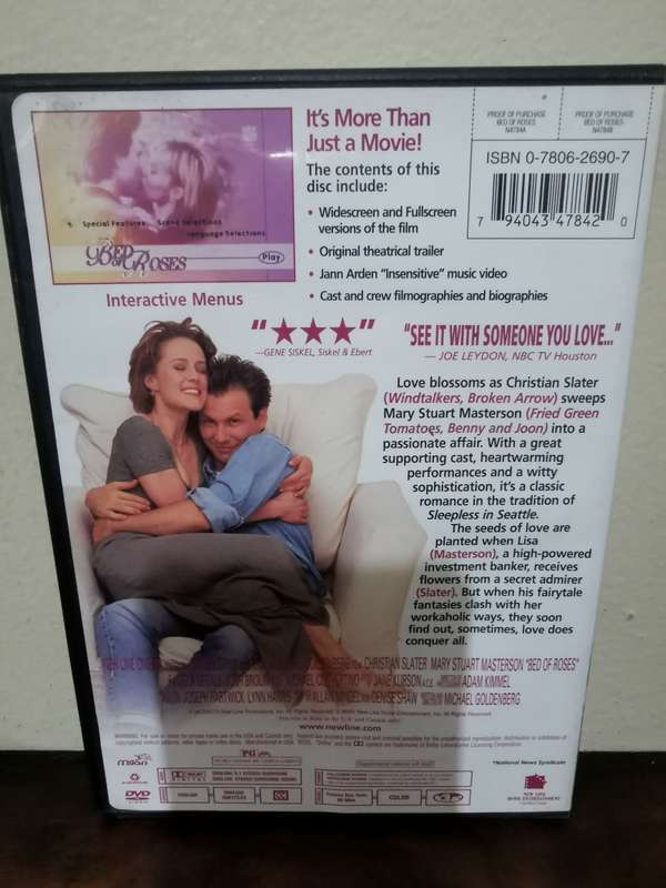 Bed of Roses on DVD