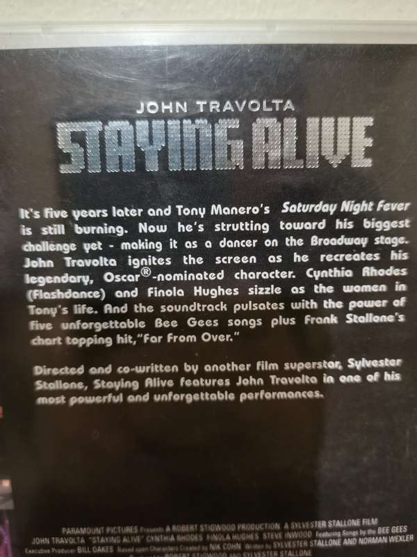 Staying Alive on DVD
