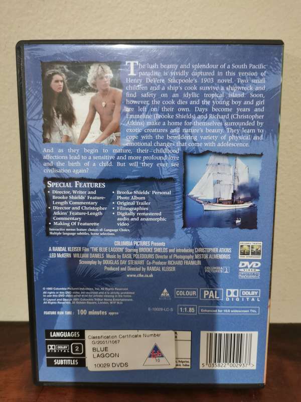Blue Lagoon on DVD