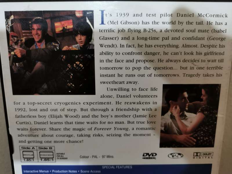 Forever Young on DVD - Soft Cover Edition