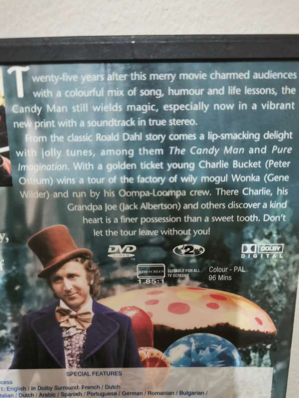 Willy Wonka and the Chocolate Factory Soft Cover Edition on DVD