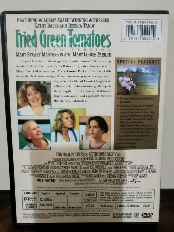 Collector's Edition of Fried Green Tomatoes on DVD in Mint Condition