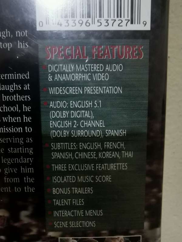 Special Edition of Rudy on DVD
