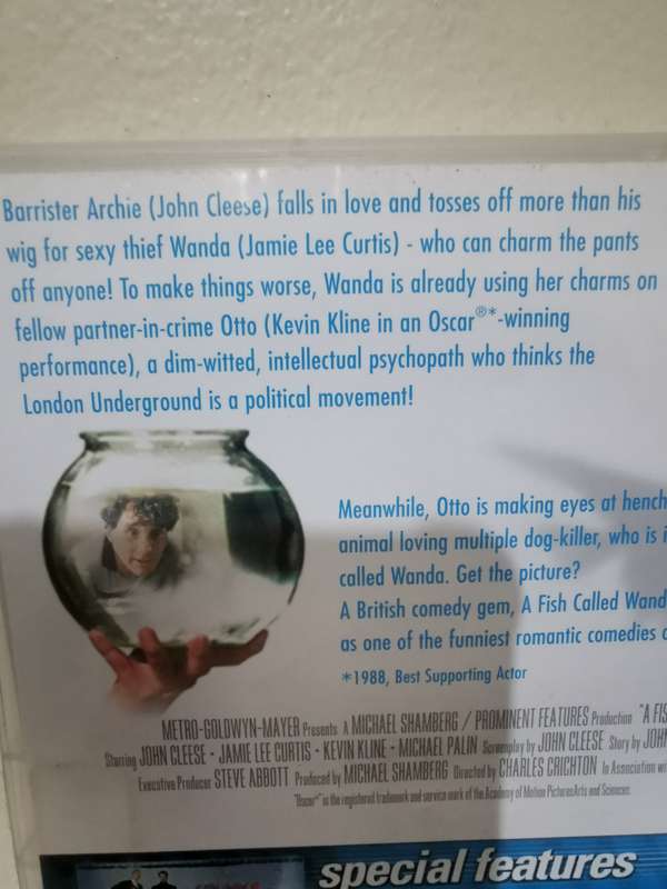 A Fish Called Wanda on DVD