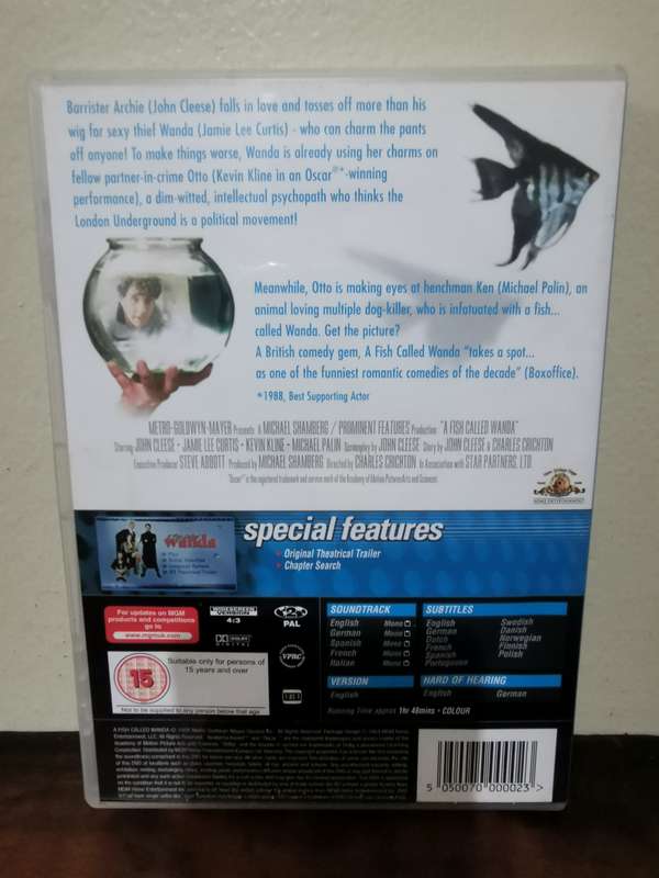 A Fish Called Wanda on DVD