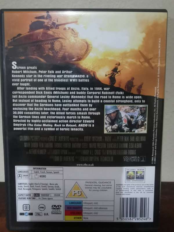 Anzio on DVD