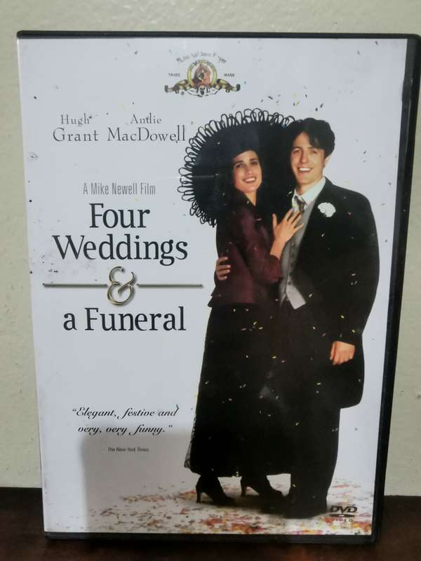 Four Weddings and a Funeral on DVD in Mint Condition