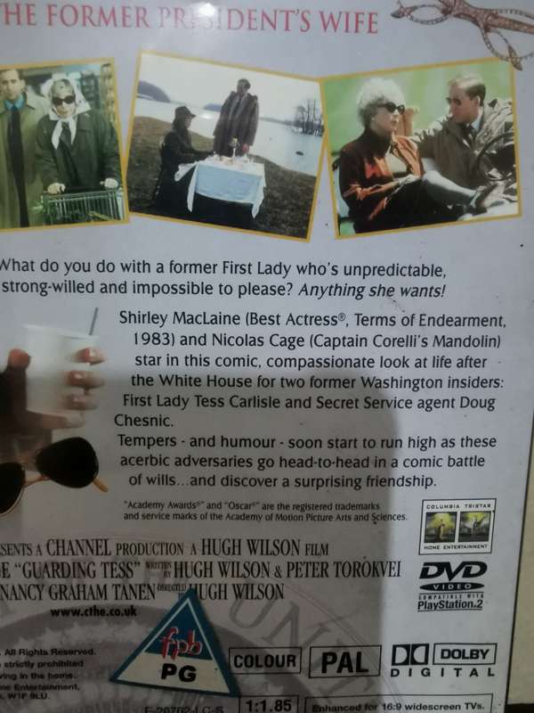 Guarding Tess on DVD