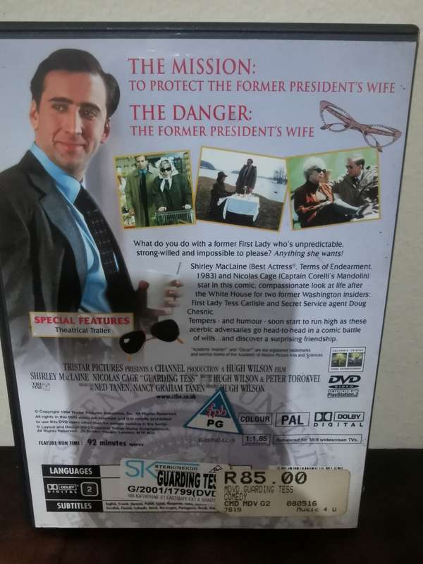 Guarding Tess on DVD