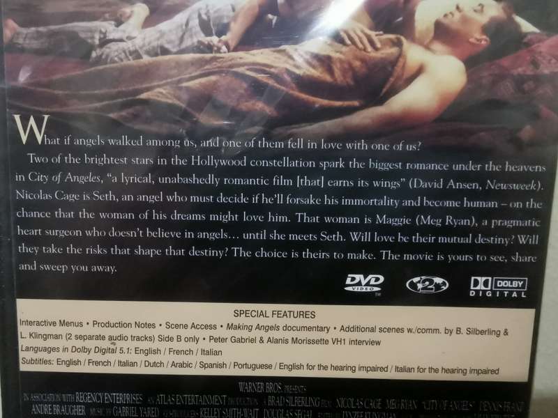 New and Sealed - City of Angels on DVD