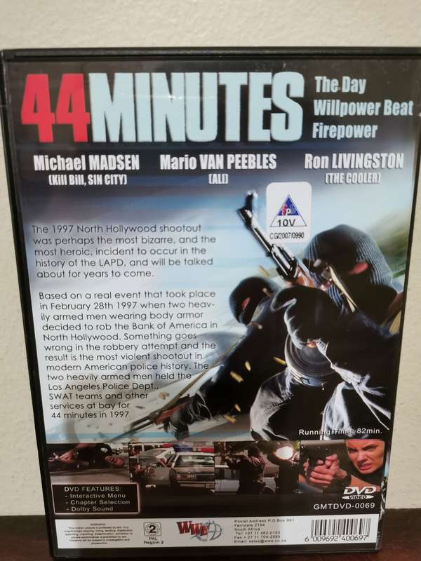 44 Minutes on DVD