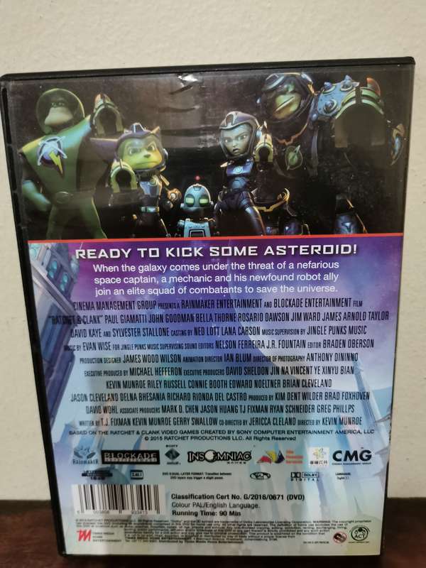 Ratchet and Clank on DVD
