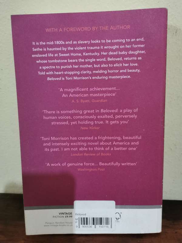 Beloved, novel by Toni Morrison