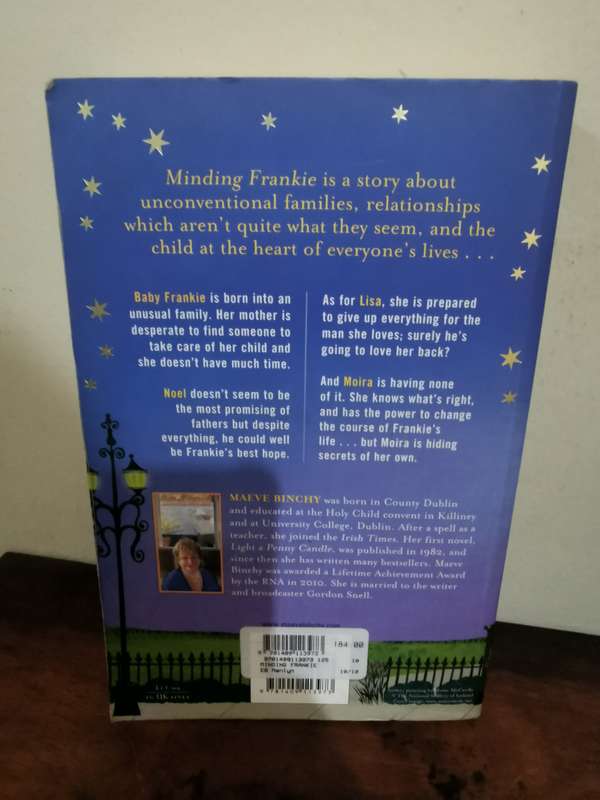 Minding Frankie, novel by Maeve Binchy