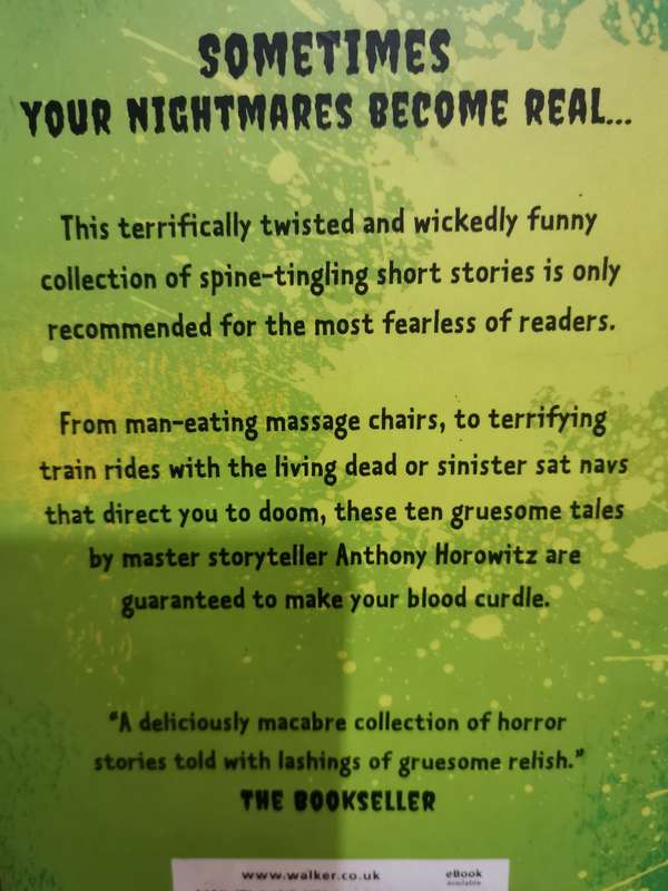 Scared to Death, novel by Anthony Horowitz