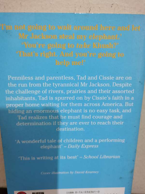 The Great Elephant Chase, novel by Gillian Cross