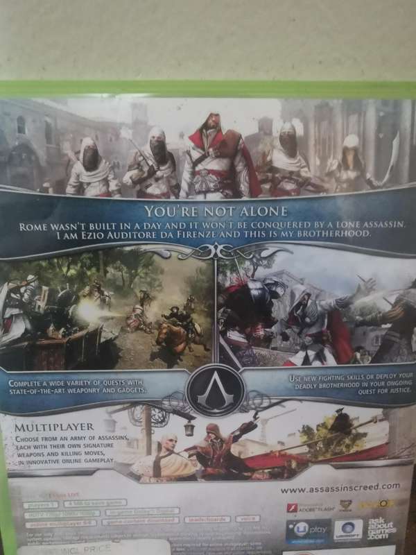 Assassin's Creed, Brotherhood on Xbox 360 with Booklet