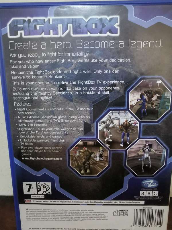 FightBox on PlayStation 2 with Booklet
