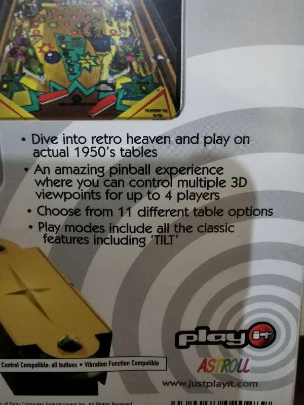 Pinball, Play it on PlayStation 2 with Booklet