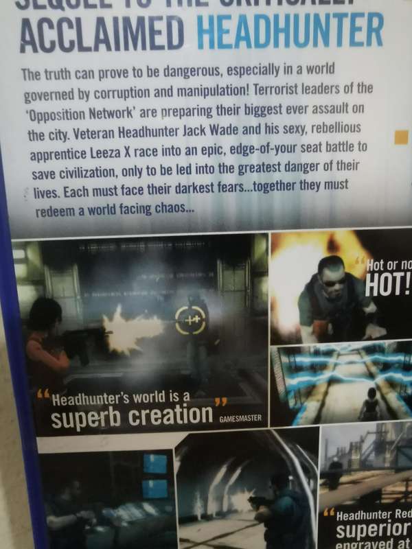 Headhunter Redemption on PlayStation 2 with Booklet