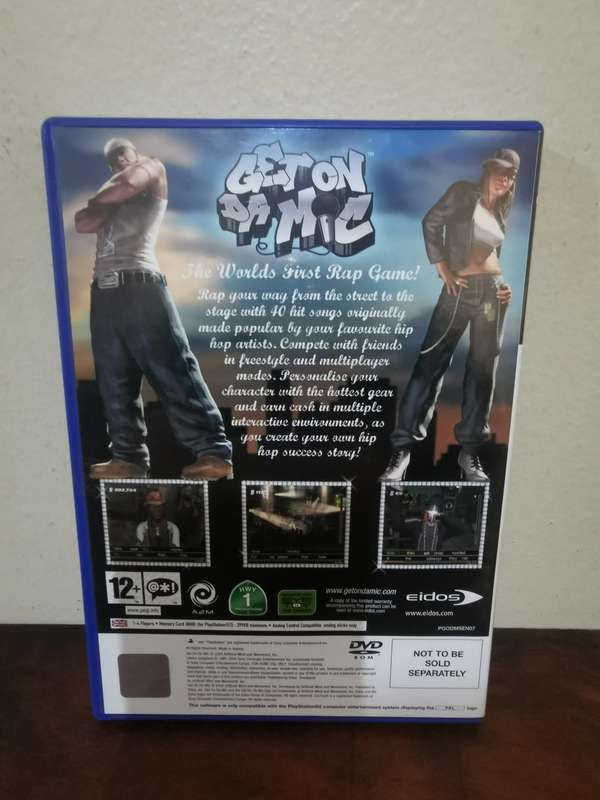 Get on da Mic - Rap Game for PlayStation 2 With Booklet