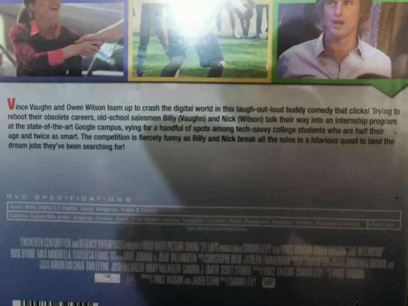 The Internship on DVD