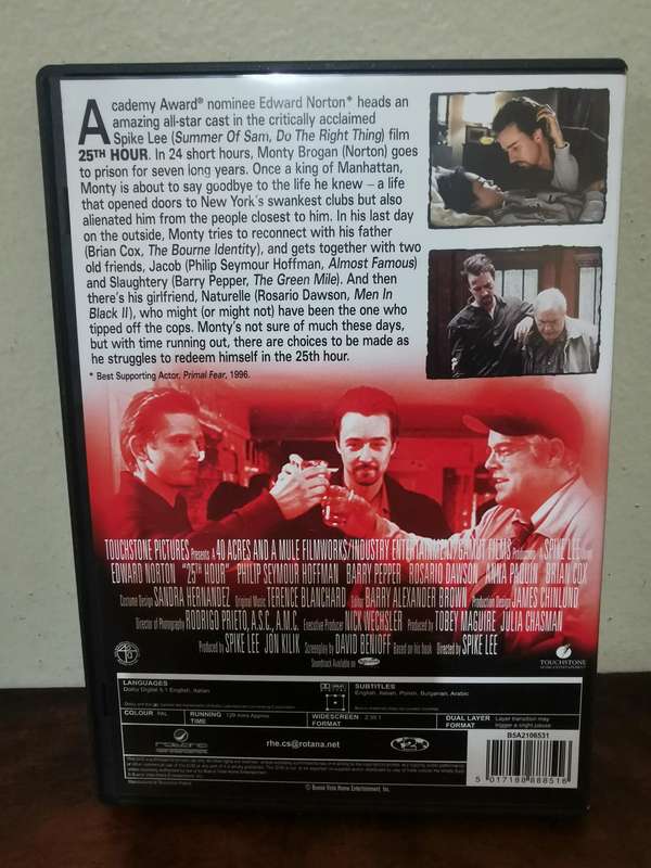 25th Hour on DVD