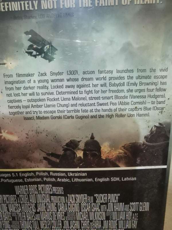 Sucker Punch on DVD