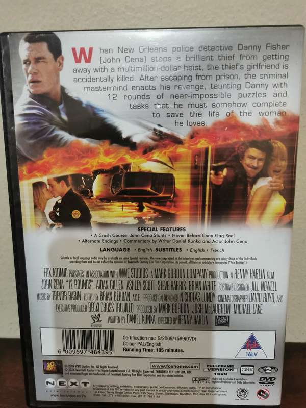 12 Rounds on DVD