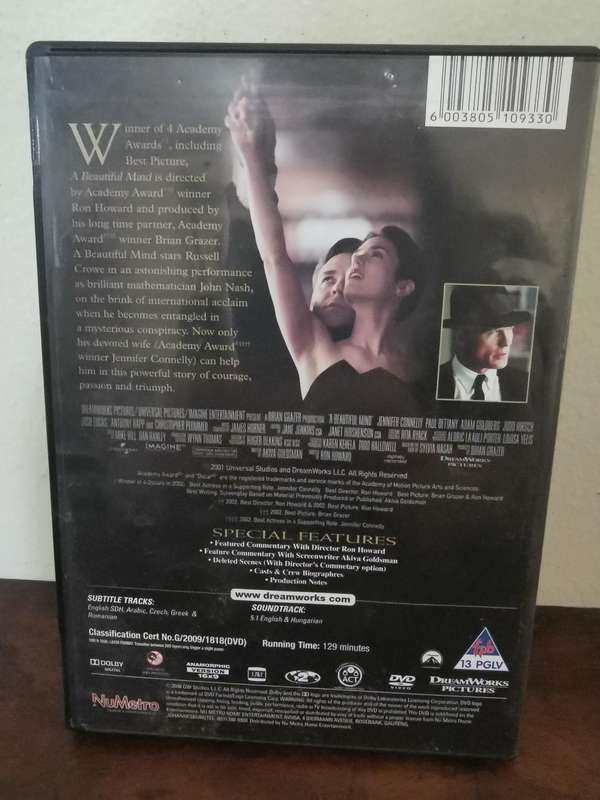 A Beautiful Mind on DVD