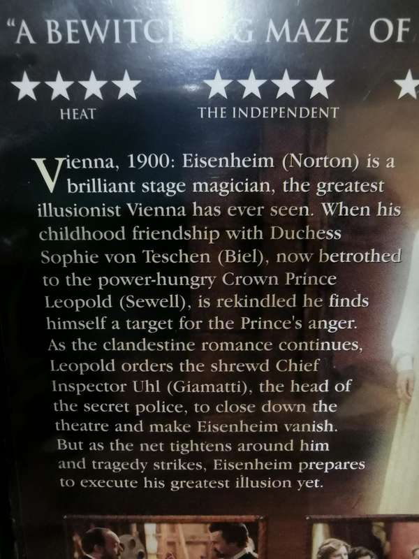 The Illusionist on DVD