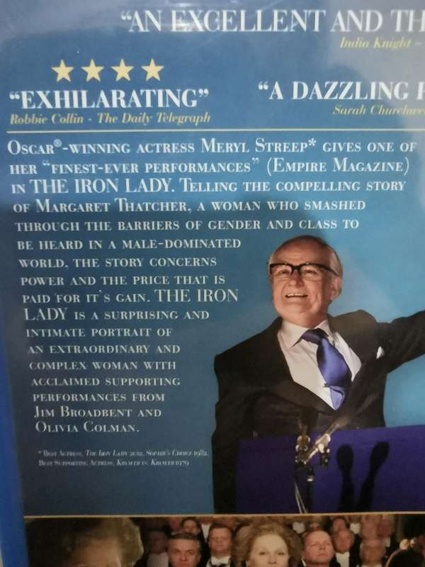 The Iron Lady on DVD
