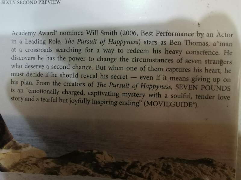 Seven Pounds on DVD