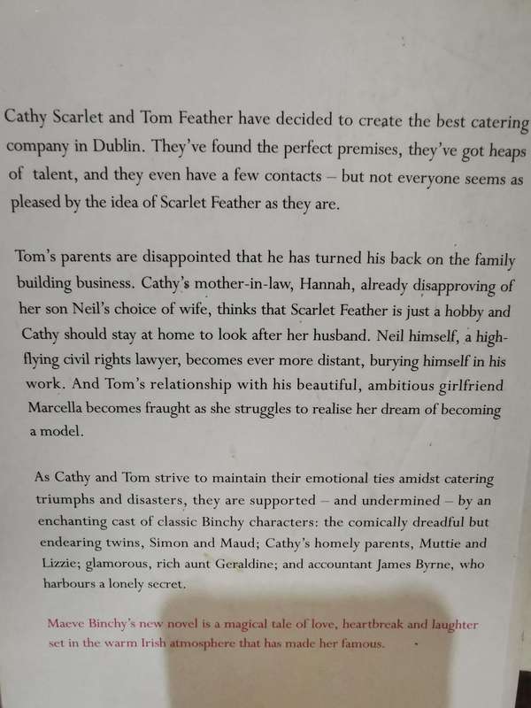Scarlet Feather, novel by Maeve Binchy